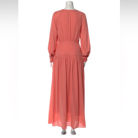 Iris & Ink Pink Maxi Dress Size Medium - Picture 3 of 3